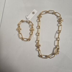 Tory Burch Gold Chain Bracelet